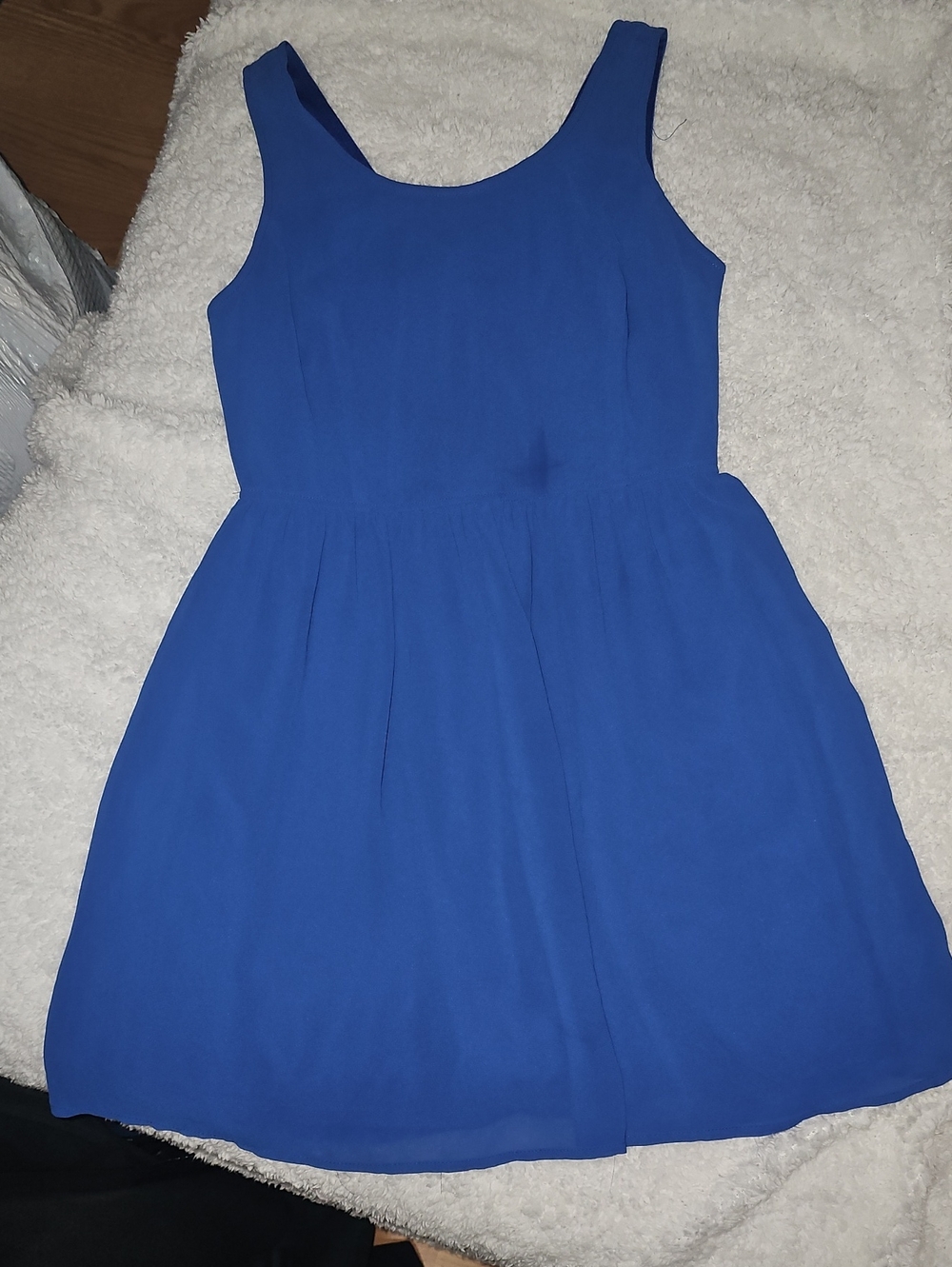 Forever 21 Cobalt Blue Sleeveless Dress
